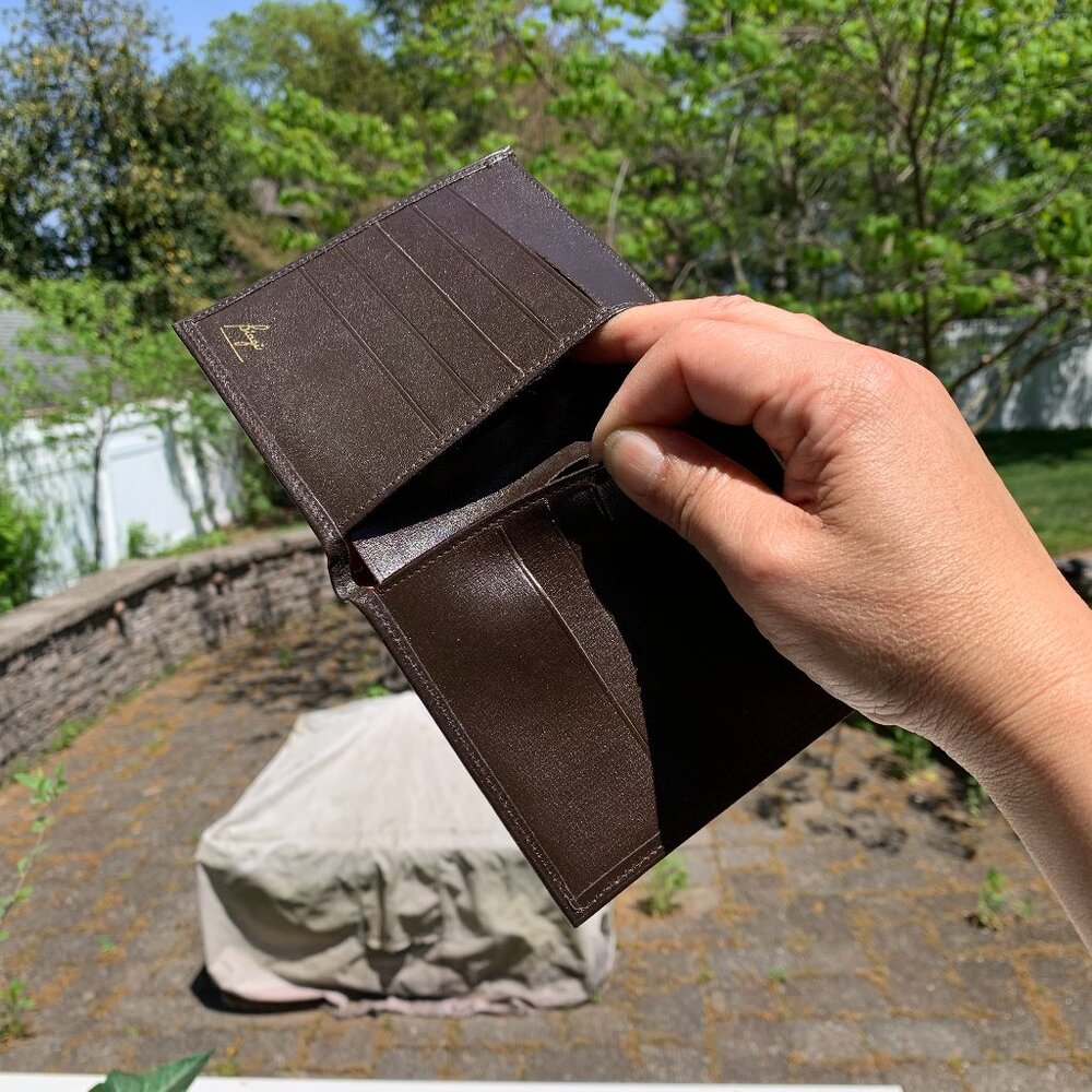 Vtg Biagi Leather Billfold Wallet - Picture 6 of 13